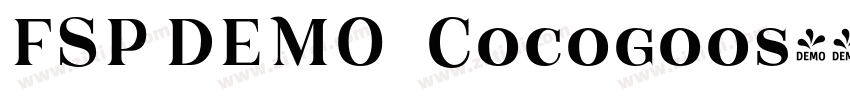 FSP DEMO   Cocogoos字体转换